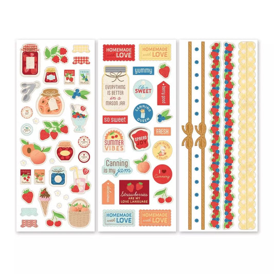 Berry Harvest Stickers (3/pk)