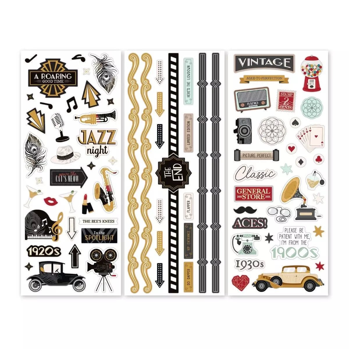 Through the Years: 1920s-1930s stickers