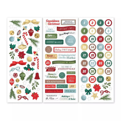 2025 December Days Stickers (3/pk)