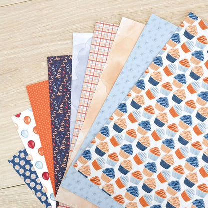 8x8 Birthday Jubilee Paper Pack (12/pk)
