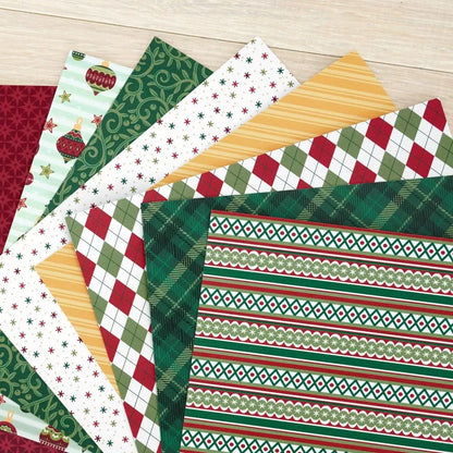 8x8 Christmas Charm Paper Pack (12/pk)