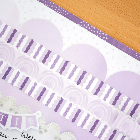 Welcome Baby Purple Paper Pack
