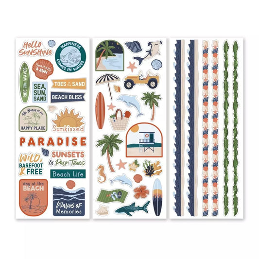 Beach Scenes Stickers