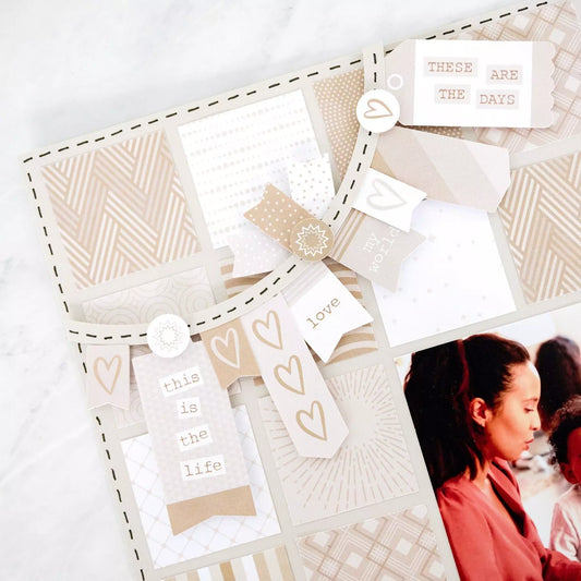 Totally Tonal Beige Stickers