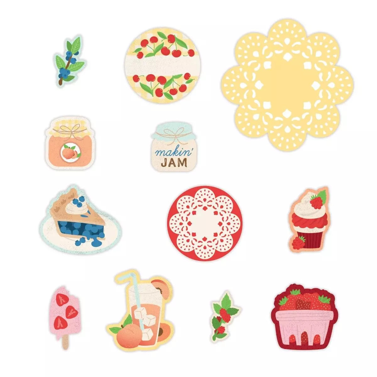 Berry Harvest Embellishments