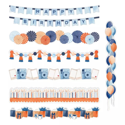 Birthday Jubilee Layered Borders (8/pk)
