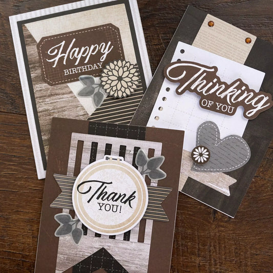 Bold & Slate Trio Card Kit