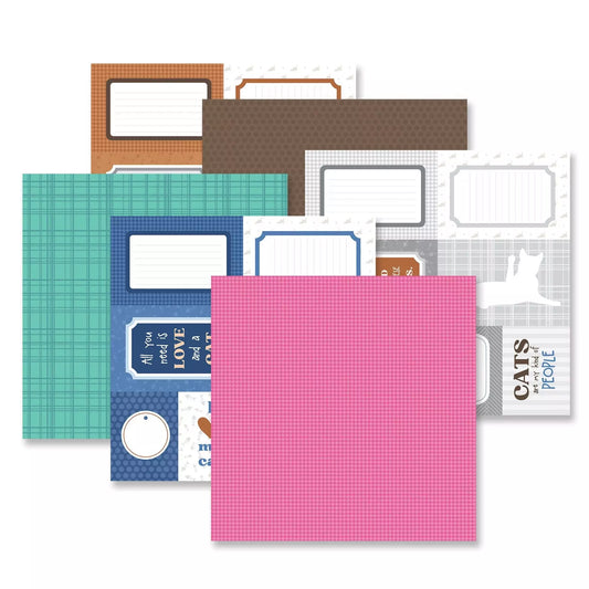 Purrr-fect Kitty Cat Mat Paper Pack (6/pk)