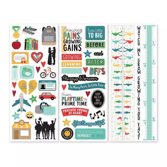 Growing Up Stickers (3/pk)