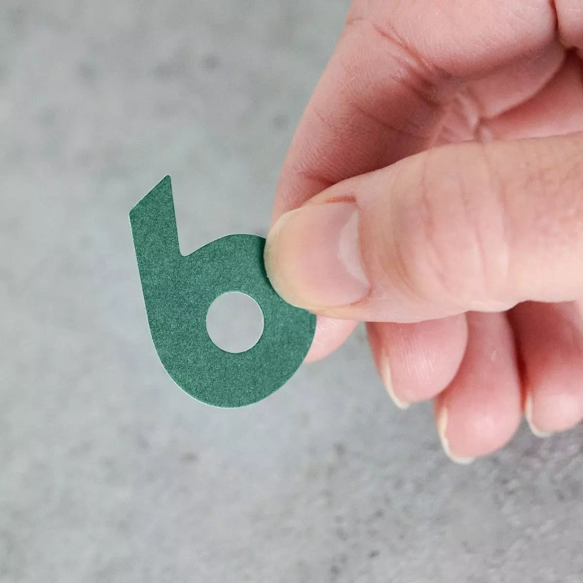 Dark Green Number Embellishments (80/pk)