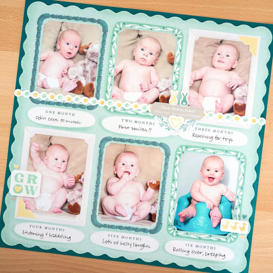 Welcome Baby Die Cut Paper Pack