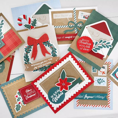 Merry Mail Card Kit (12/pk)