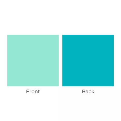 Dual-Tone Teals White Core Cardstock