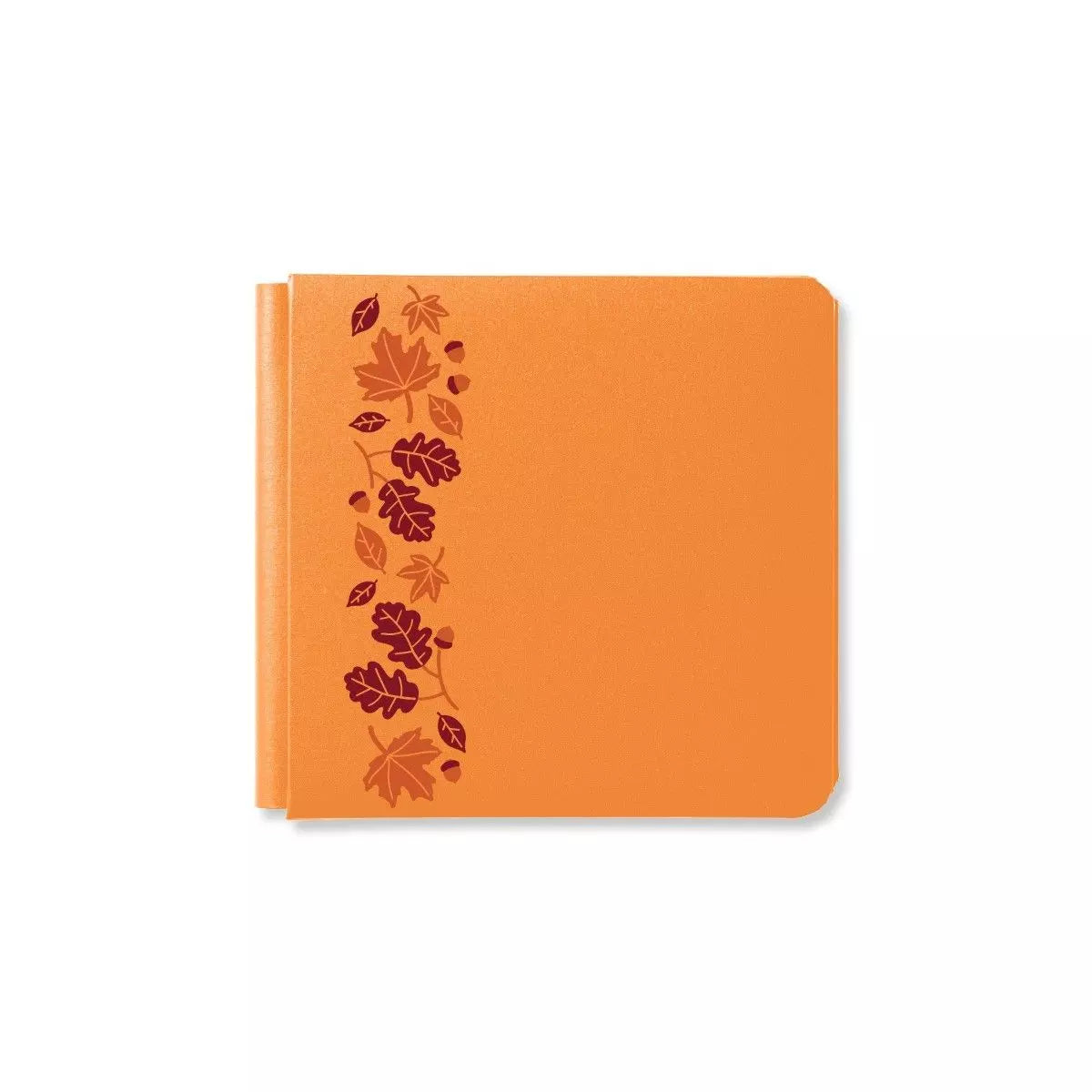 8x8 Falling Leaves Foiled Album Cover - Pumpkin
