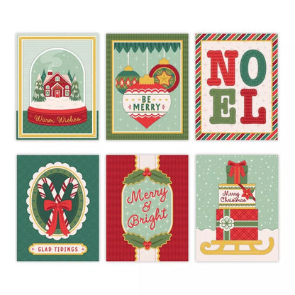 Festive Greetings Card Kit (12/pk)