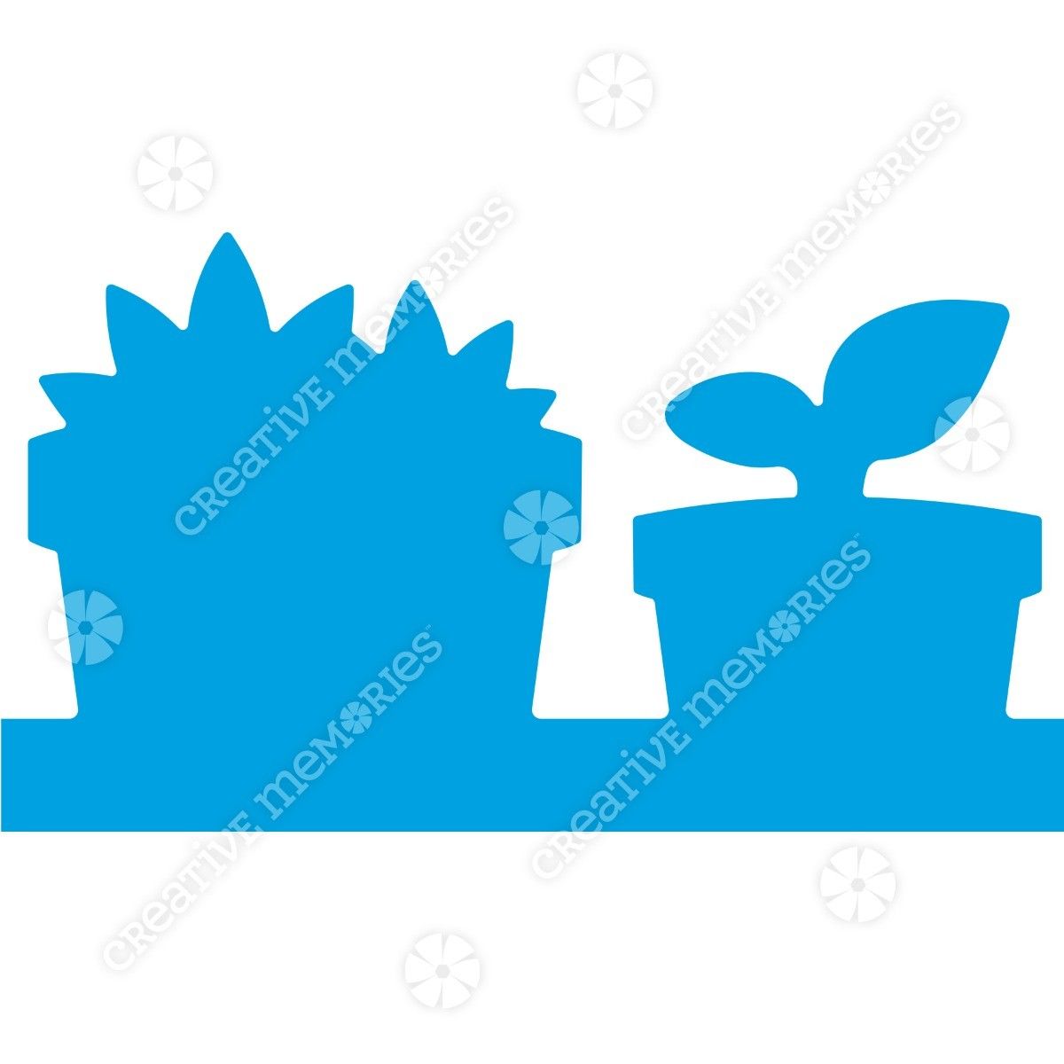 Flower Pots Border Punch