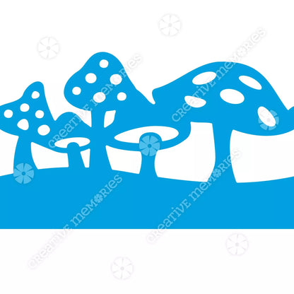 Forest Mushrooms Border Punch
