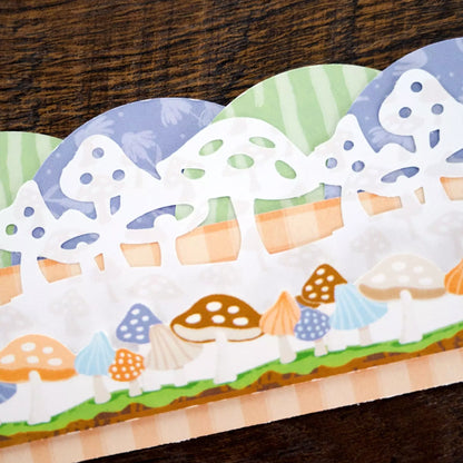 Forest Mushrooms Border Punch