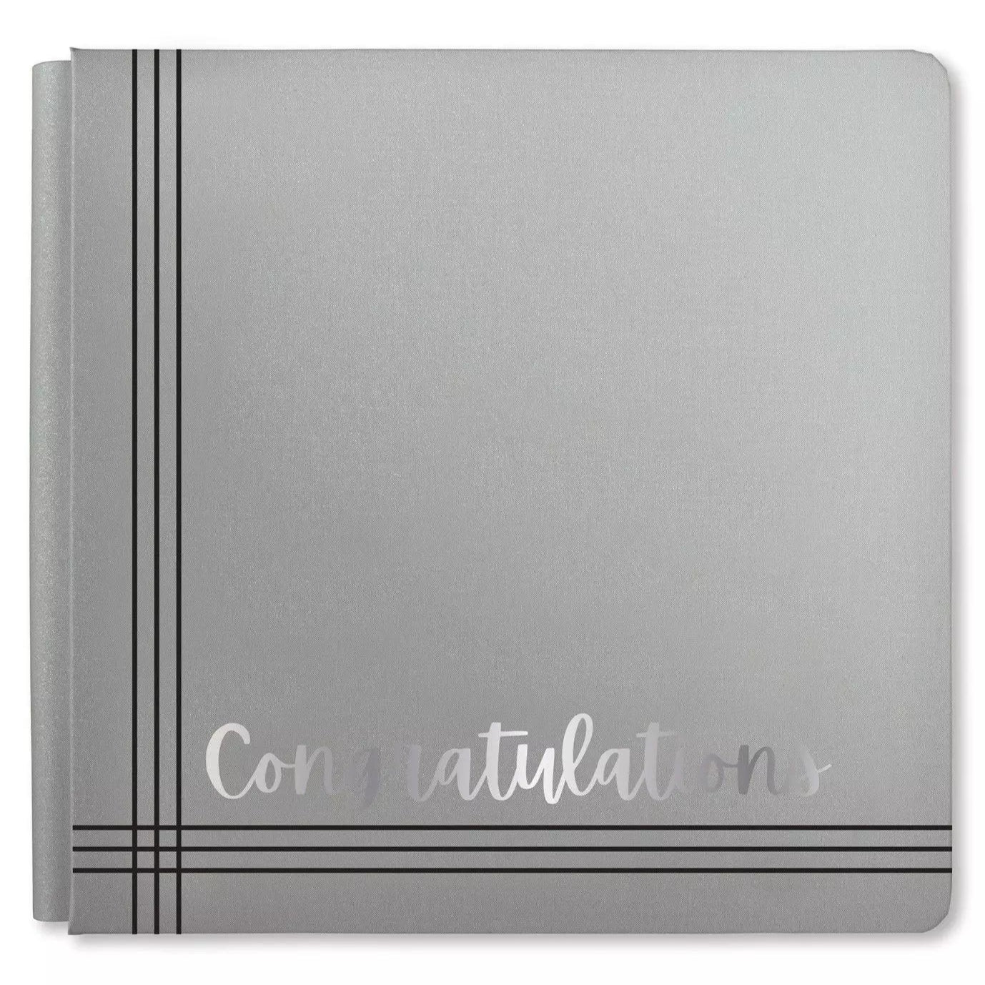 You Graduated! Metallic Silver 12x12 Album Cover