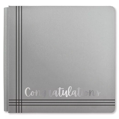 You Graduated! Metallic Silver 12x12 Album Cover