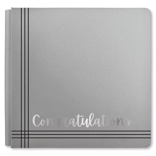 You Graduated! Metallic Silver 12x12 Album Cover