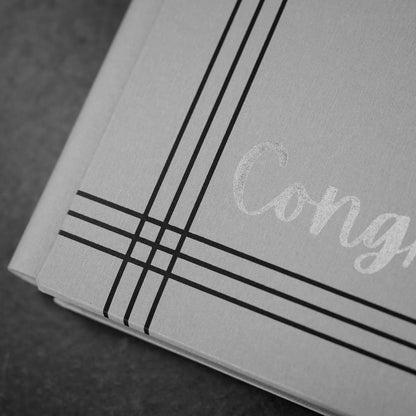 You Graduated! Metallic Silver 12x12 Album Cover