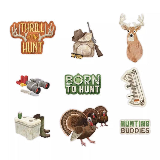 Grateful Harvest Hunting Embellishments (9/pk)