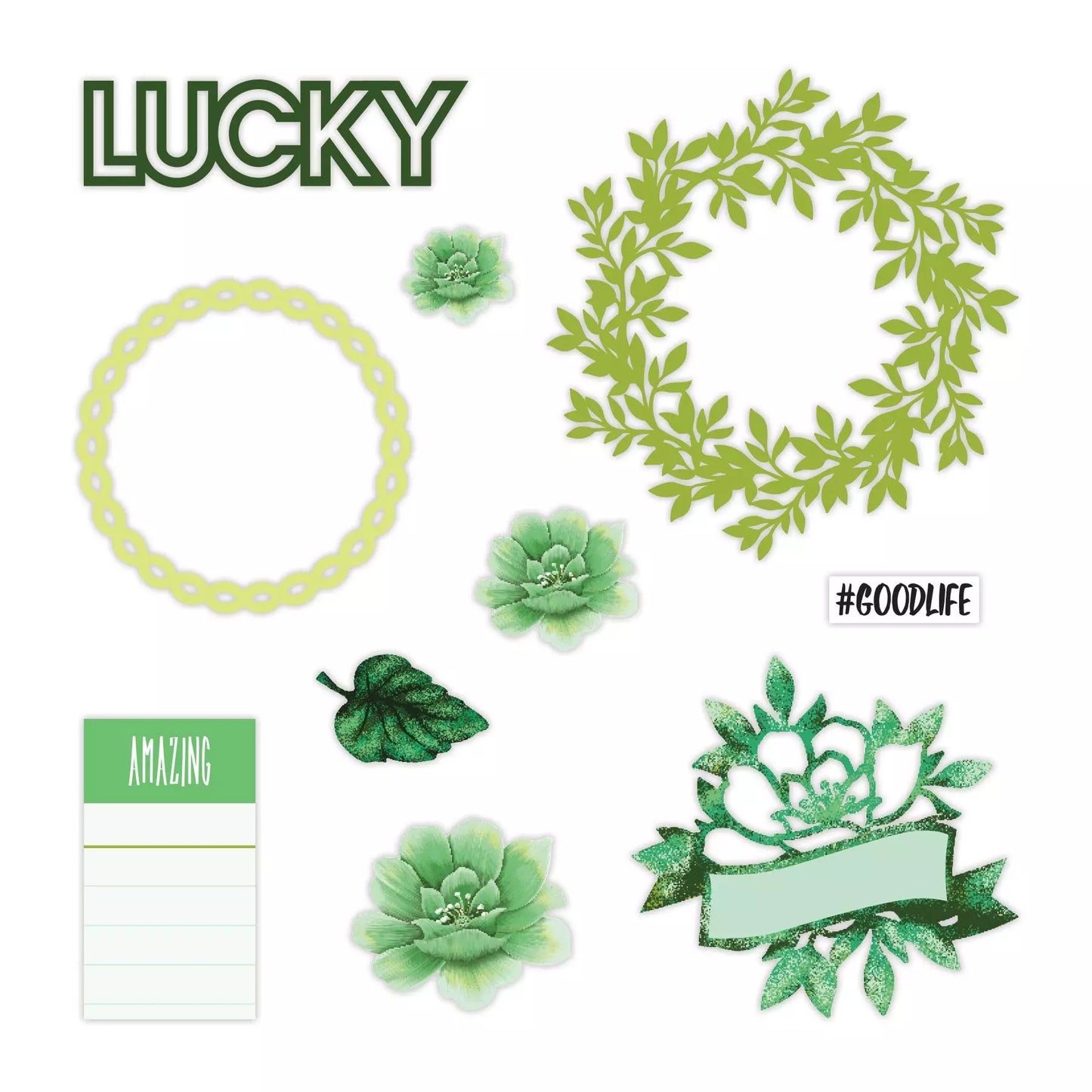 Vivid Melodies Lime Tart Embellishments