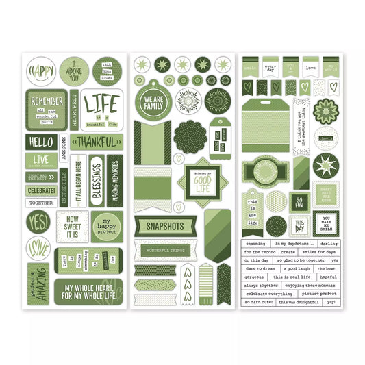 Totally Tonal Avocado Stickers