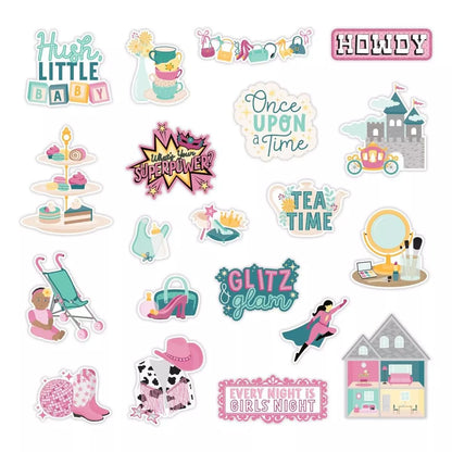 Growing Up Hello, Lovely Embellishments (20/pk)