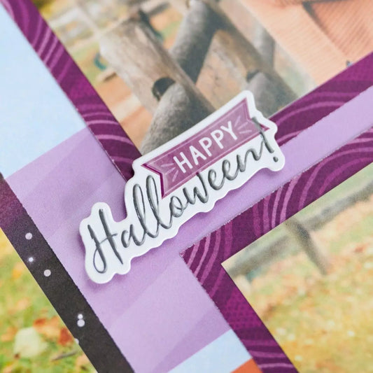 Happy Halloween UV Embellishments