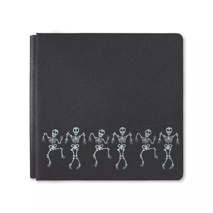 12x12 Hide & Eek! Skeletons Album Cover - Black Mica