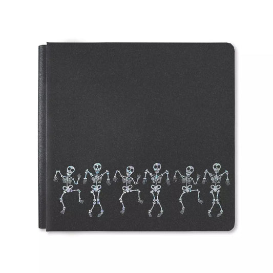 12x12 Hide & Eek! Skeletons Album Cover - Black Mica