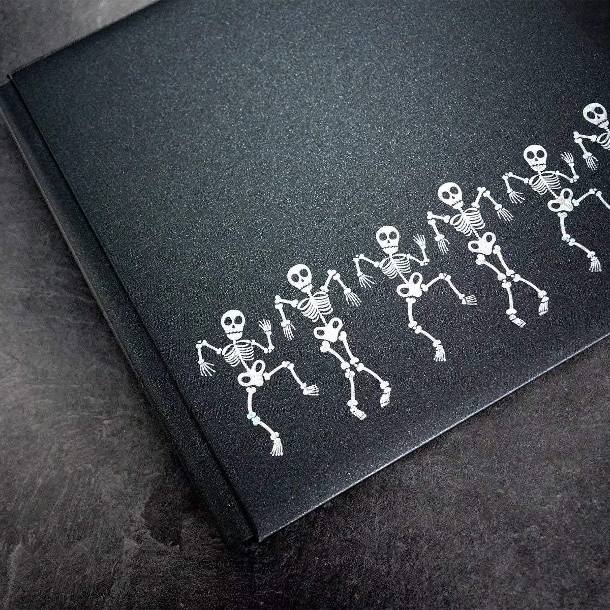 12x12 Hide & Eek! Skeletons Album Cover - Black Mica