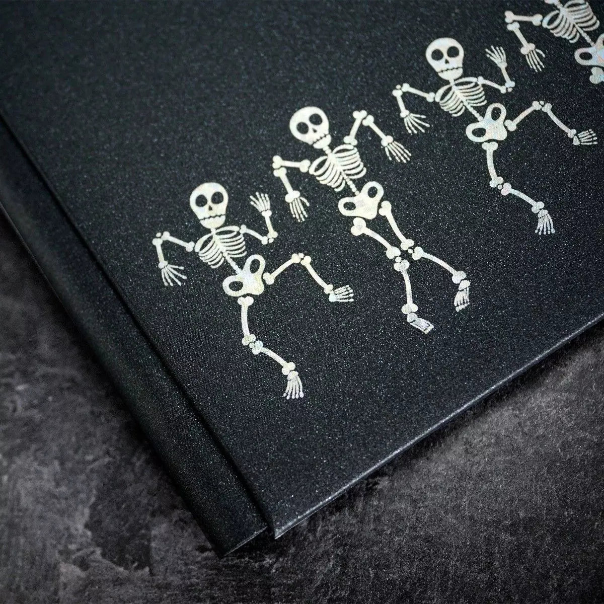 12x12 Hide & Eek! Skeletons Album Cover - Black Mica