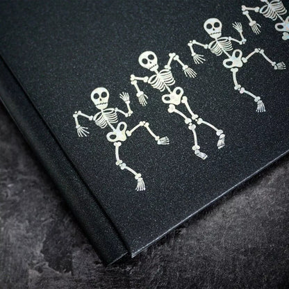 12x12 Hide & Eek! Skeletons Album Cover - Black Mica
