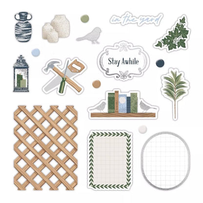 Welcome Home Foiled Embellishments