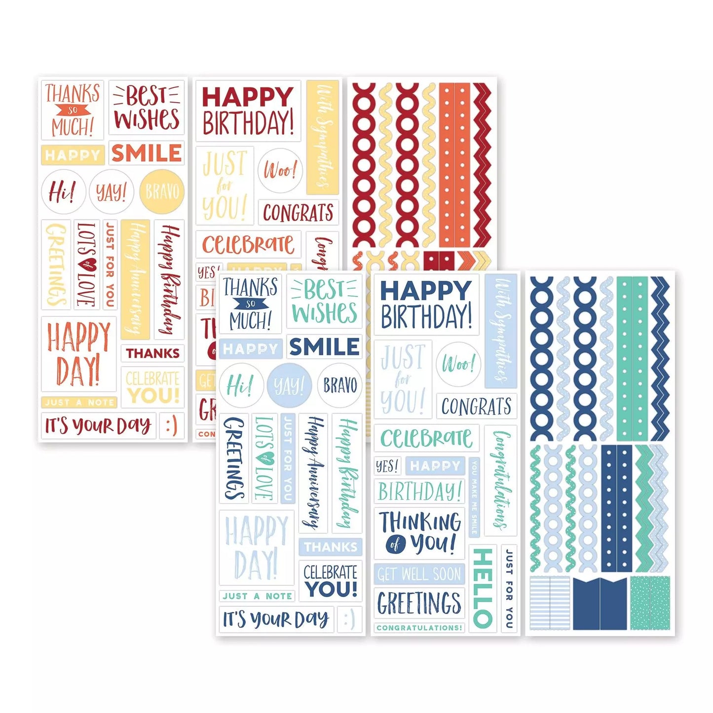 How Do You Do Warm & Cool Stickers