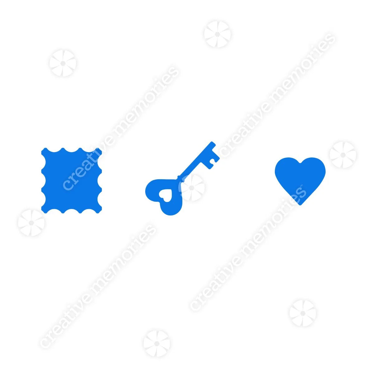 Key to My Heart Mini Trio Punch Set (3/pk)