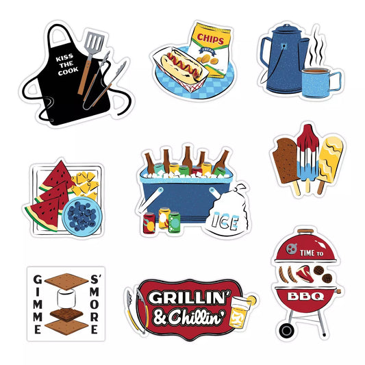 Life at the Lake Grillin' & Chillin' Embellishments