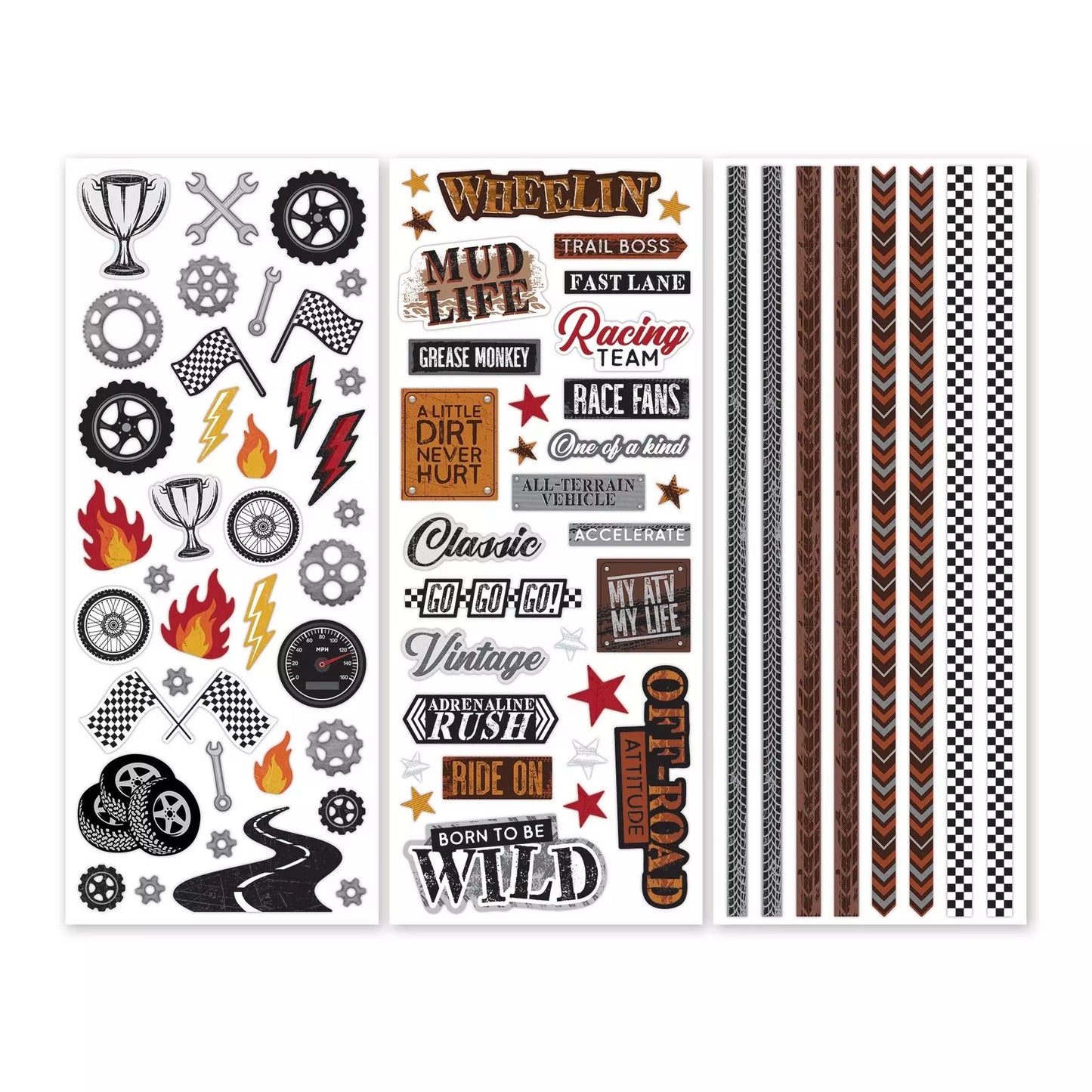 Revved Up! Stickers