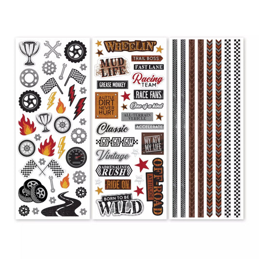 Revved Up! Stickers