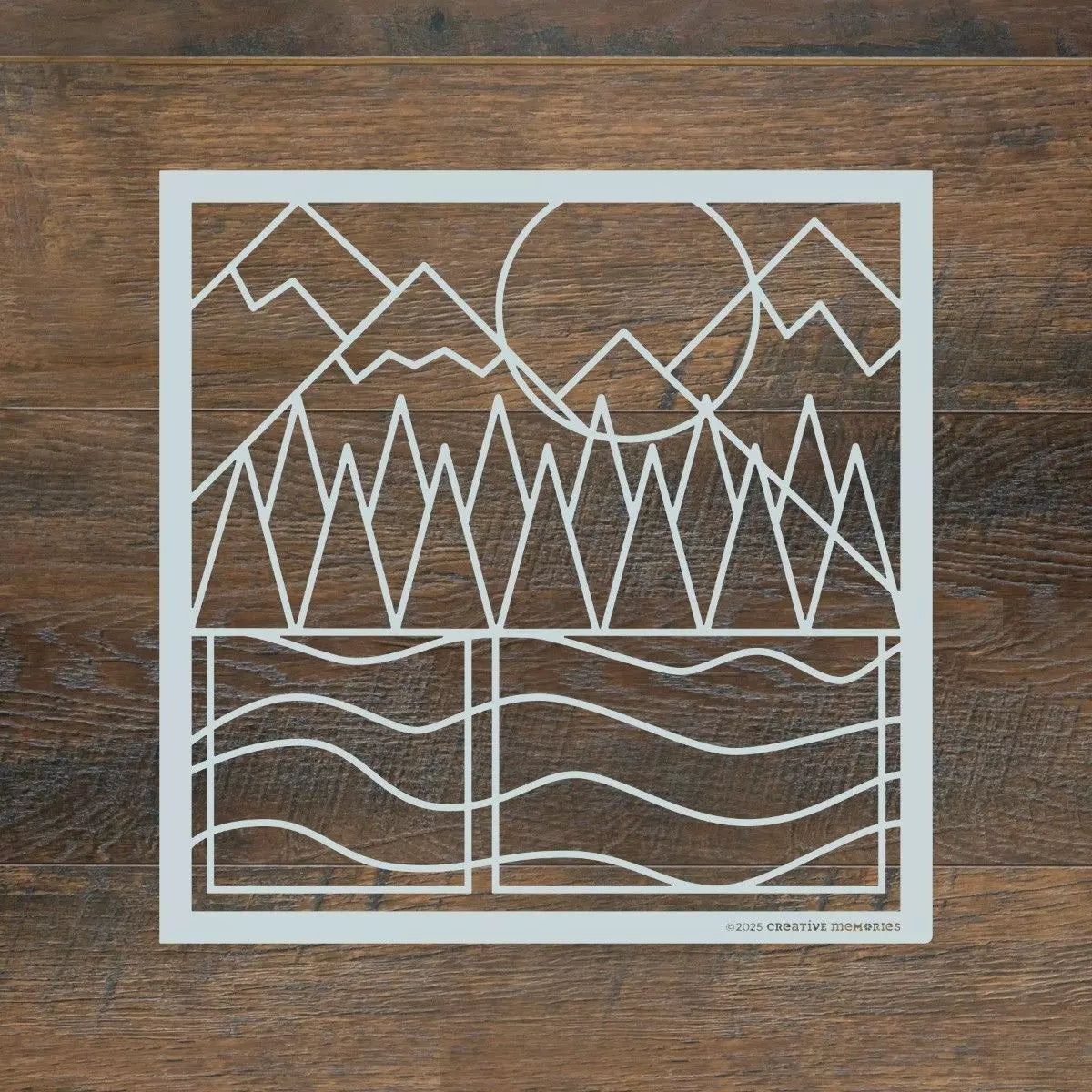 Mountain & Trees Recipe Template