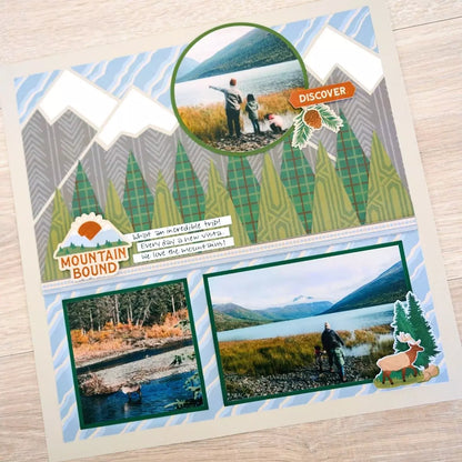 Mountain & Trees Recipe Template