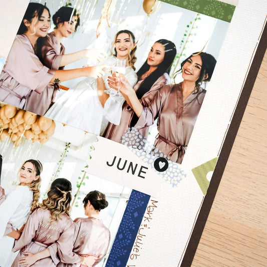 Natural Beginnings Monthly Title Embellishments