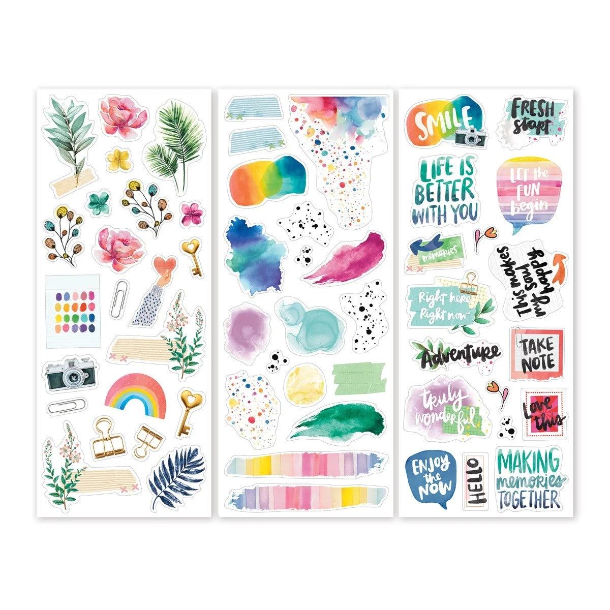On the Bright Side Clear Stickers (3/pk)