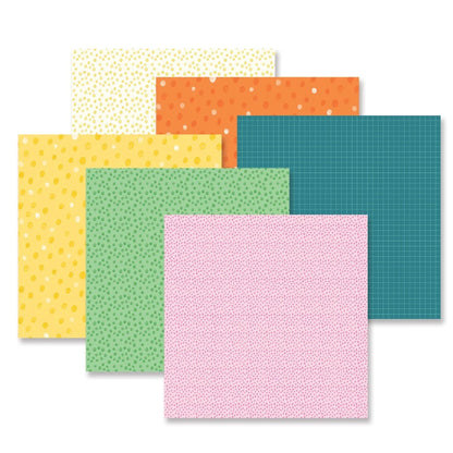 On the Bright Side Tone-on-Tone Paper Pack (12/pk)