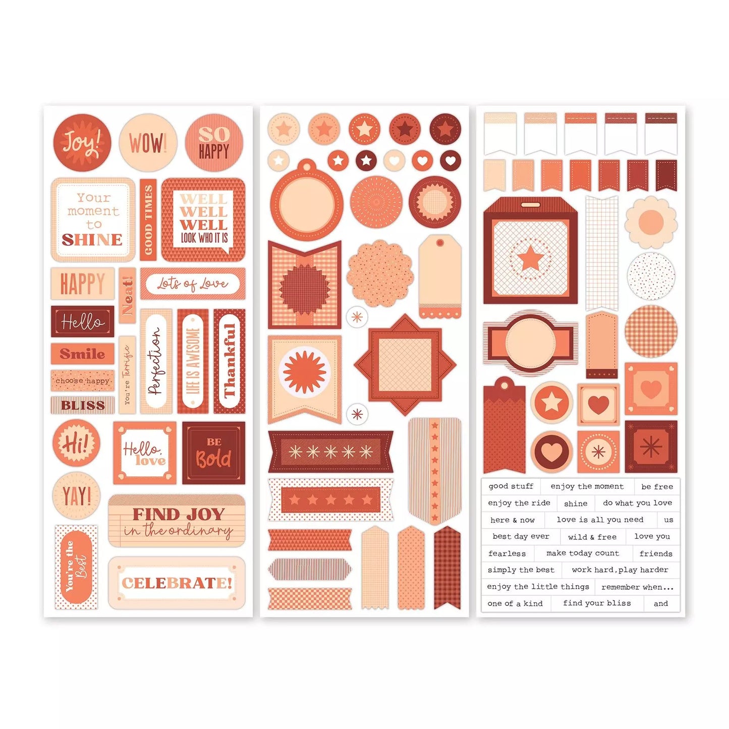 Totally Tonal Pumpkin Stickers