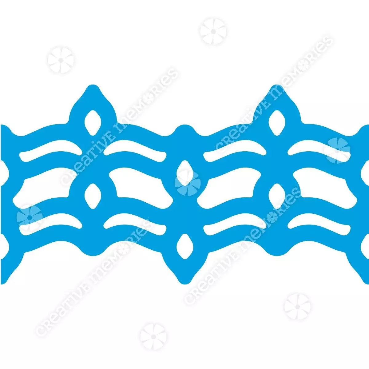 Ornate ripples Border Punch