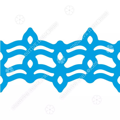 Ornate ripples Border Punch